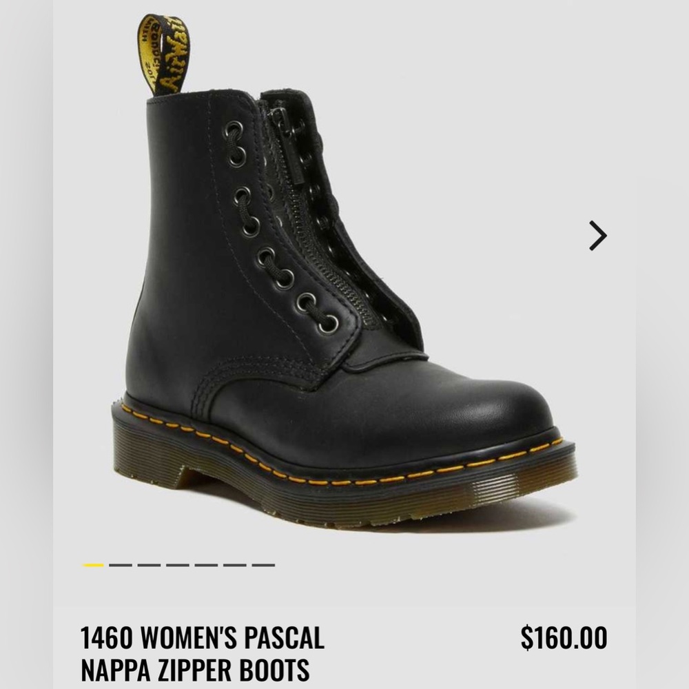 Doc Martens Pascal Front Zip- Practically BRAND NEW.